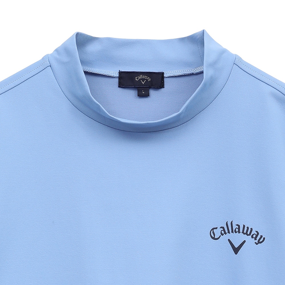 キャロウェイ（CALLAWAY）（メンズ）ゴルフウェア 接触冷感 -3℃裏クール 半袖 モックネックシャツ C25134122-1111