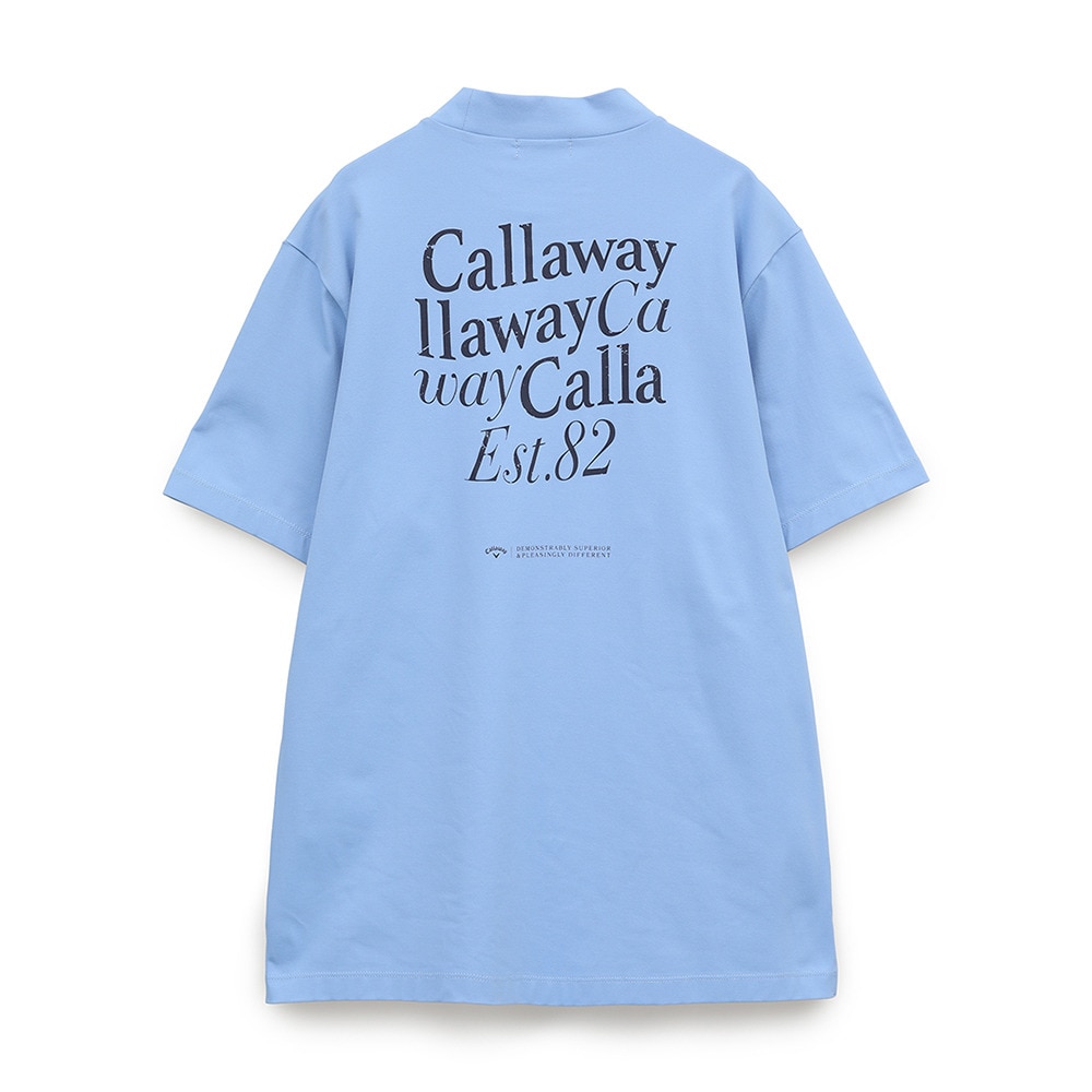 キャロウェイ（CALLAWAY）（メンズ）ゴルフウェア 接触冷感 -3℃裏クール 半袖 モックネックシャツ C25134122-1111