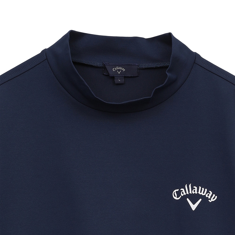 キャロウェイ（CALLAWAY）（メンズ）ゴルフウェア 接触冷感 -3℃裏クール 半袖 モックネックシャツ C25134122-1120