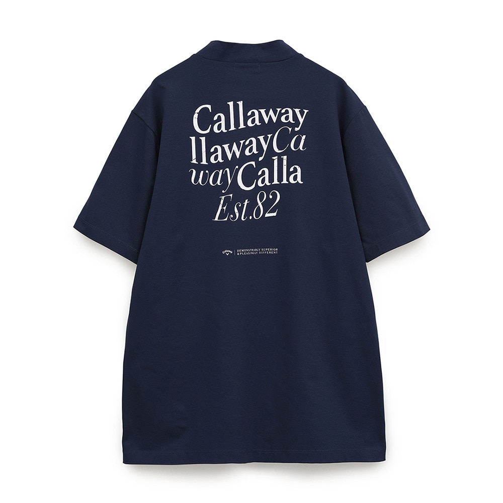 キャロウェイ（CALLAWAY）（メンズ）ゴルフウェア 接触冷感 -3℃裏クール 半袖 モックネックシャツ C25134122-1120