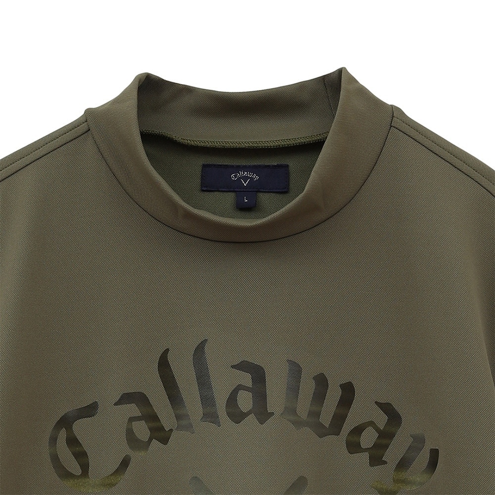 キャロウェイ（CALLAWAY）（メンズ）ゴルフウェア 接触冷感 -3℃裏クール 半袖 モックネックシャツ C25134123-1180