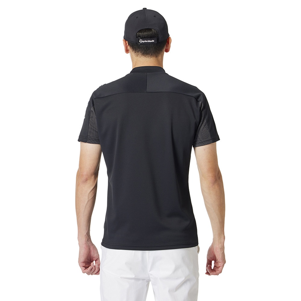 テーラーメイド（TAYLORMADE）（メンズ）モックネック ゴルフ 半袖 サイドブロックショートスリーブモックシャツ M13158-UN619