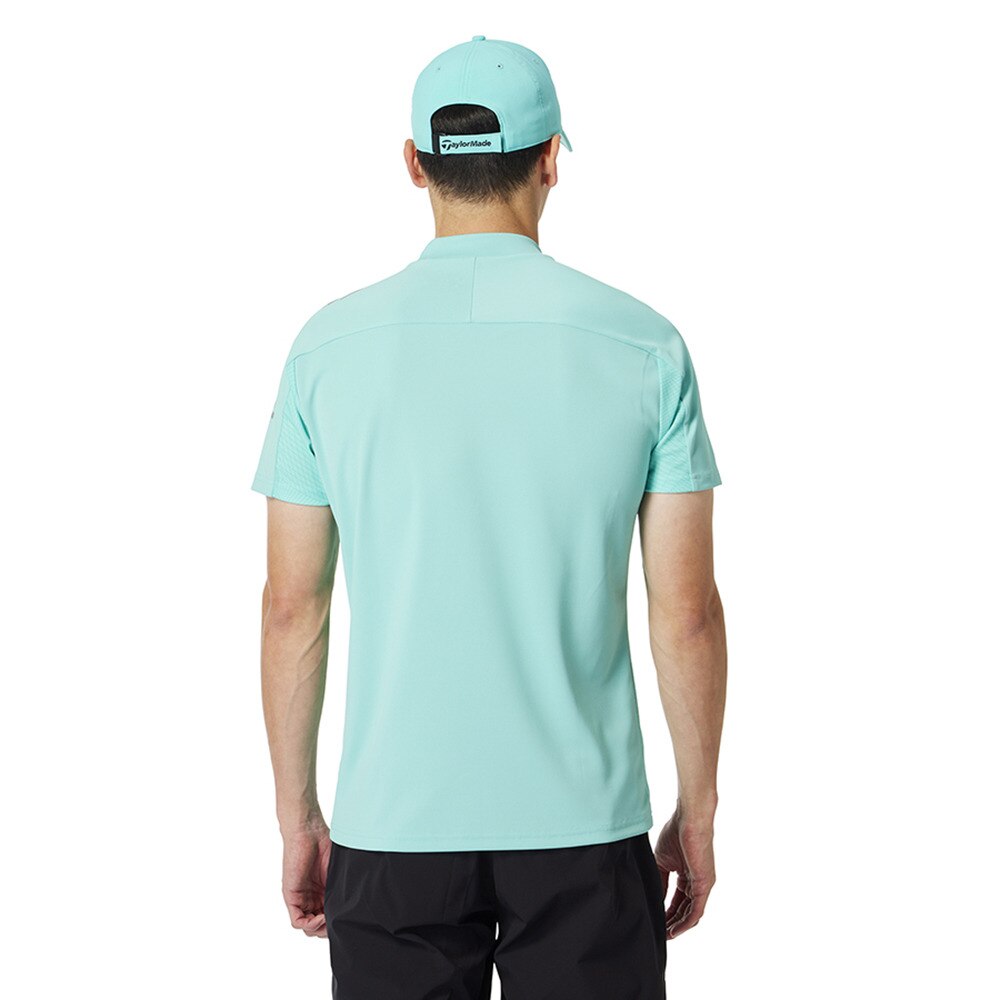 テーラーメイド（TAYLORMADE）（メンズ）モックネック ゴルフ 半袖 サイドブロックショートスリーブモックシャツ M13160-UN619