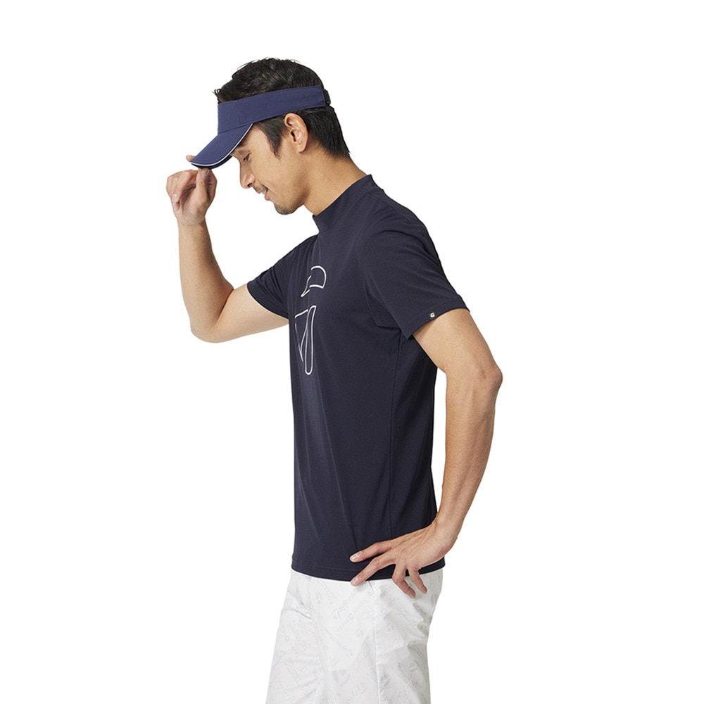 テーラーメイド（TAYLORMADE）（メンズ）ゴルフウェア 吸汗速乾半袖 ベーシックショートスリーブモック M13219-UN636