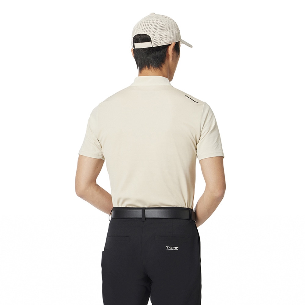 テーラーメイド（TAYLORMADE）（メンズ）ゴルフウェア T-ICEプラス半袖ジップドモックネックシャツ M13241-UN642