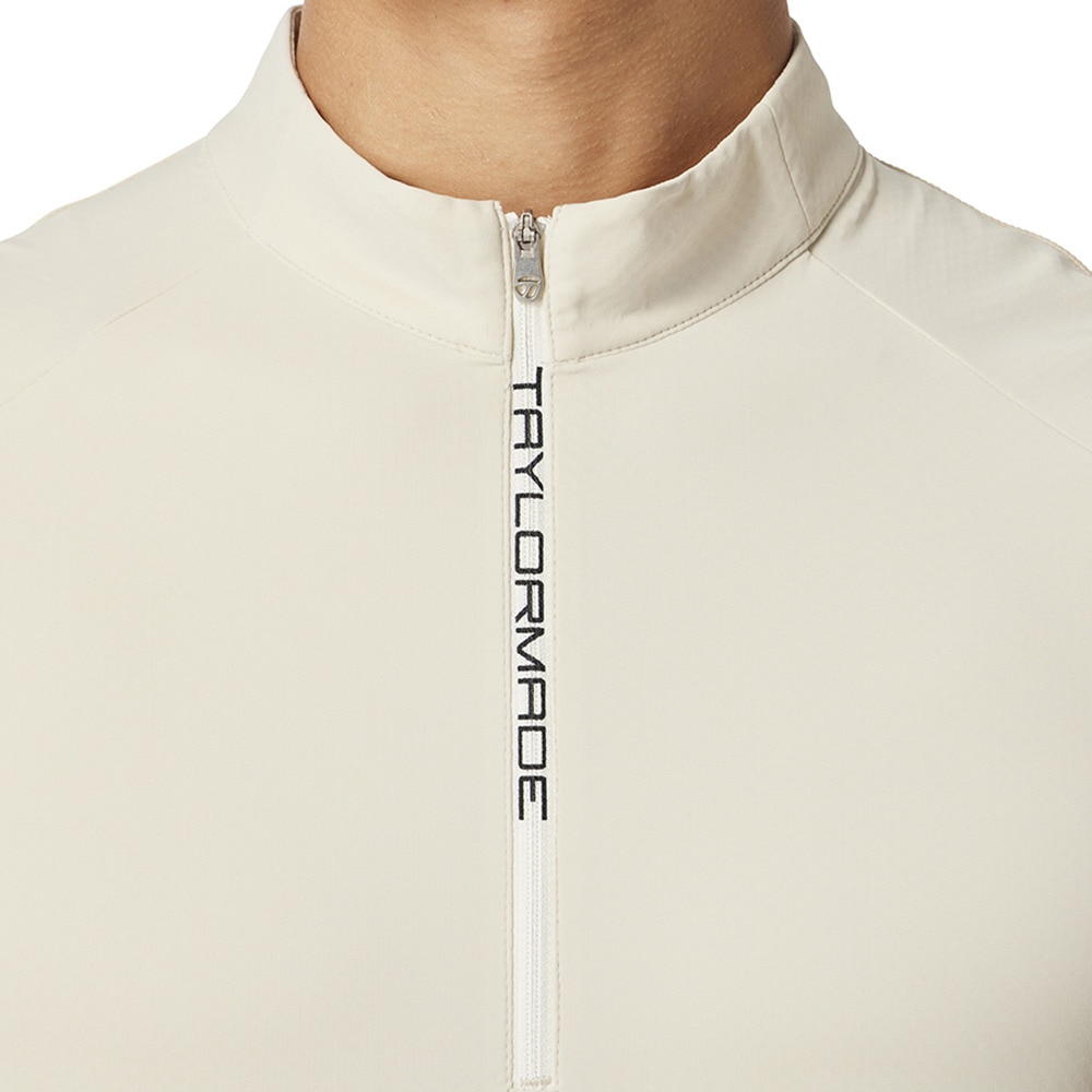 テーラーメイド（TAYLORMADE）（メンズ）ゴルフウェア T-ICEプラス半袖ジップドモックネックシャツ M13241-UN642