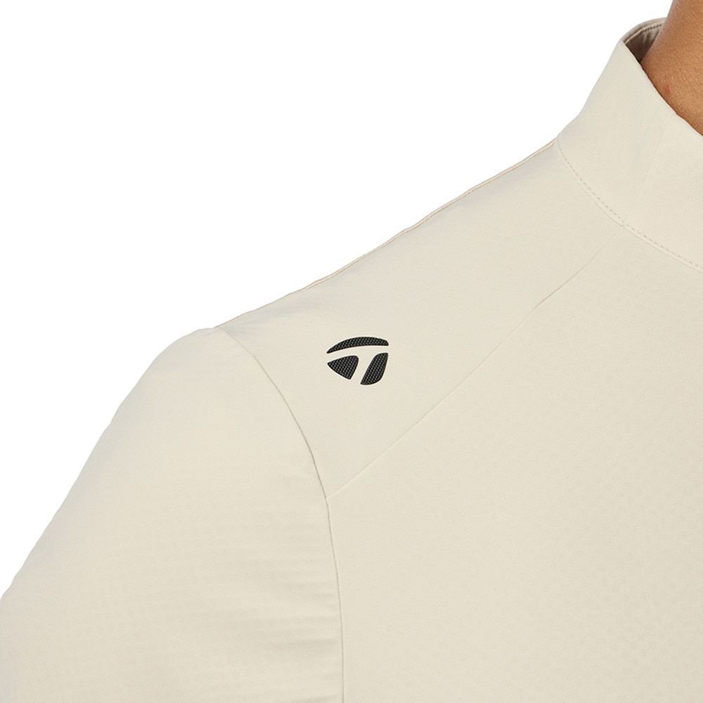 テーラーメイド（TAYLORMADE）（メンズ）ゴルフウェア T-ICEプラス半袖ジップドモックネックシャツ M13241-UN642