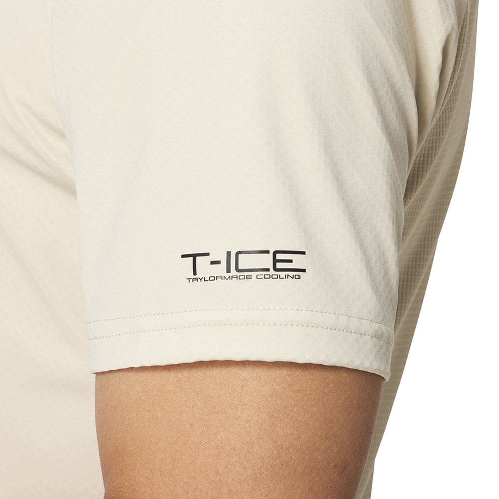 テーラーメイド（TAYLORMADE）（メンズ）ゴルフウェア T-ICEプラス半袖ジップドモックネックシャツ M13241-UN642