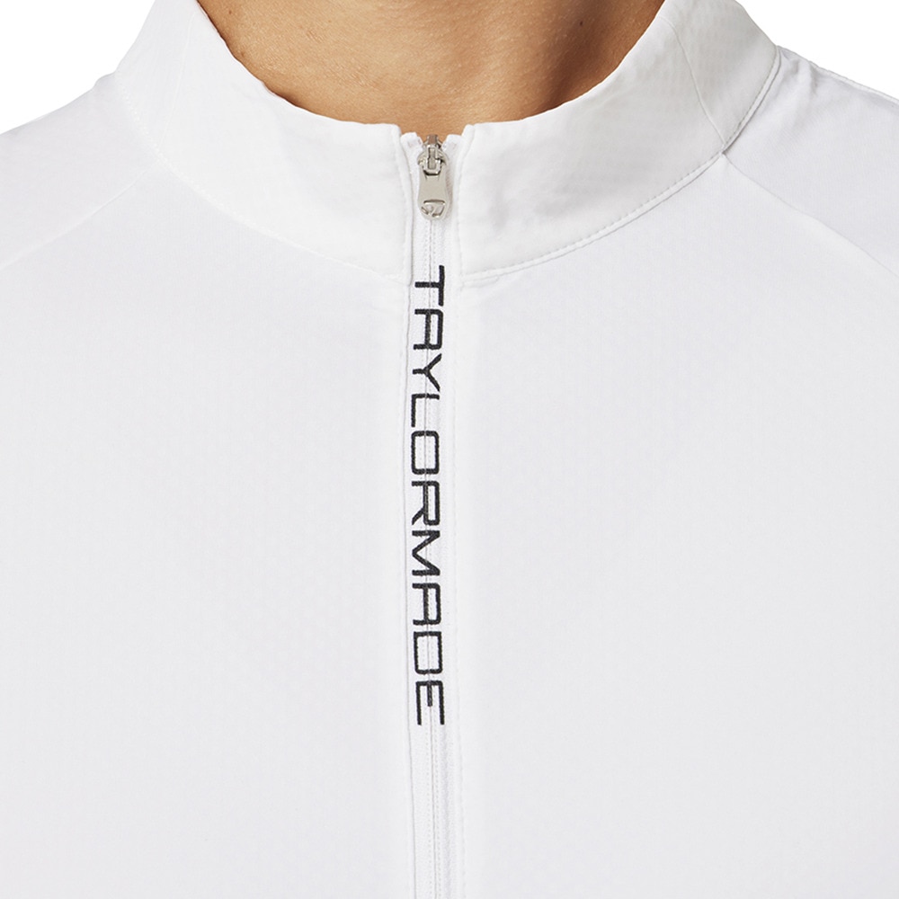 テーラーメイド（TAYLORMADE）（メンズ）ゴルフウェア T-ICEプラス半袖ジップドモックネックシャツ M13243-UN642