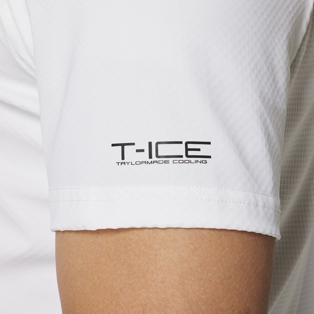 テーラーメイド（TAYLORMADE）（メンズ）ゴルフウェア T-ICEプラス半袖ジップドモックネックシャツ M13243-UN642