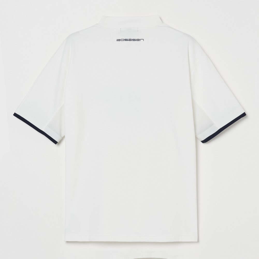 ROSASEN（メンズ）モックネック ゴルフ 半袖 ソロナ天竺 半袖モックネックシャツ 044-23241-25SS-005