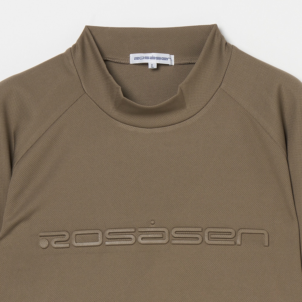 ROSASEN（メンズ）ゴルフウェア 吸水速乾 半袖モックネックシャツ 047-23441-25SS-028