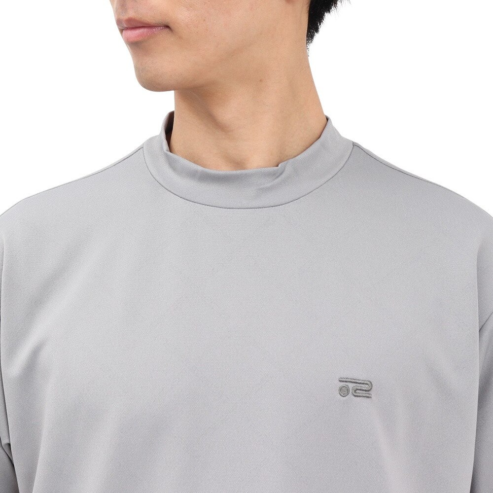 ROSASEN（メンズ）ゴルフウェア 吸水速乾 接触冷感 半袖 モックネック Tシャツ 044-23544-25SS-013