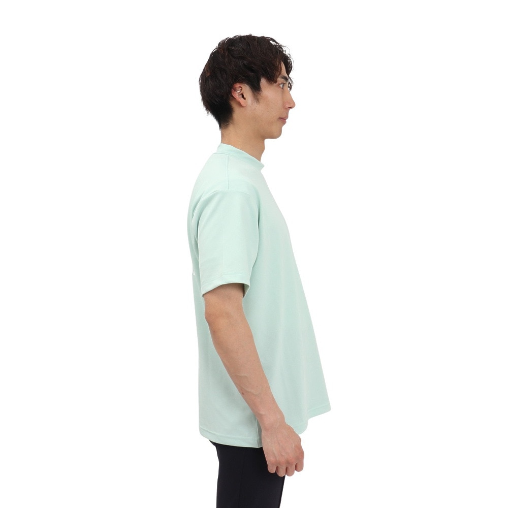ROSASEN（メンズ）ゴルフウェア 吸水速乾 接触冷感 半袖 モックネック Tシャツ 044-23544-25SS-022