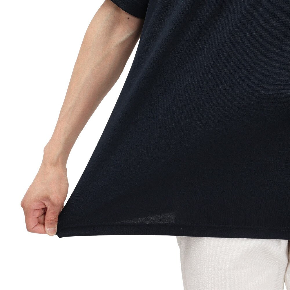 ROSASEN（メンズ）ゴルフウェア 吸水速乾 接触冷感 半袖 モックネック Tシャツ 044-23544-25SS-098