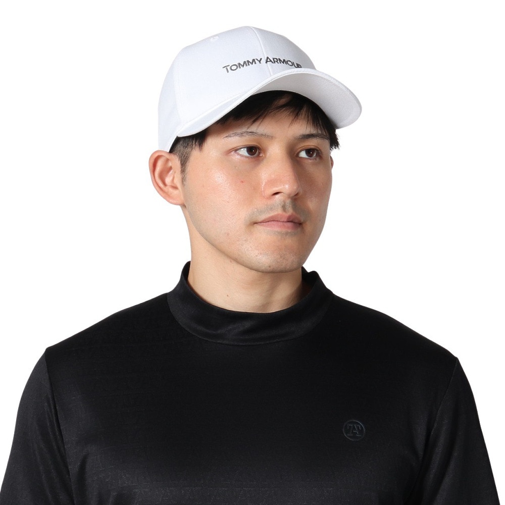 トミーアーマー（Tommy Armour）（メンズ）ゴルフウェア 吸汗速乾 ゴルフ 半袖 ジャガードモックネックシャツ TANB25S030003 BLK