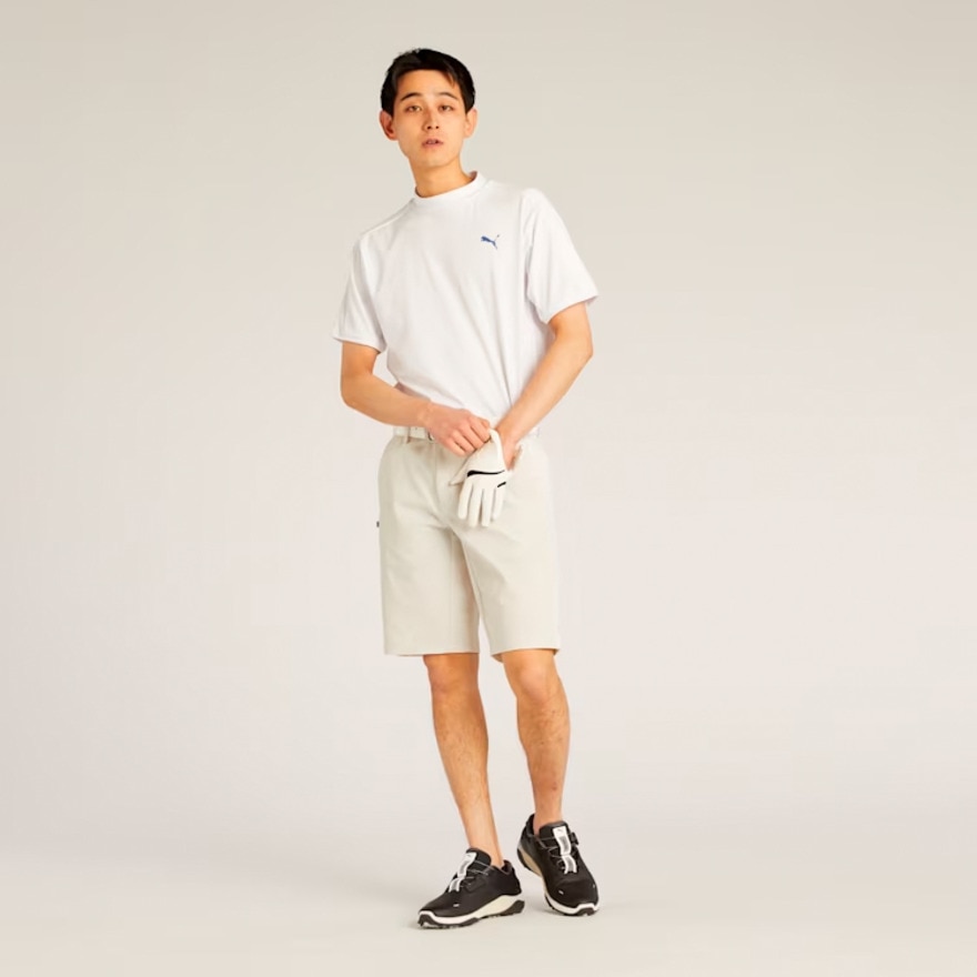 プーマ（PUMA）（メンズ）ゴルフウェア 吸汗速乾 PF テック ライン 3D モックネック半袖シャツ 633308-03