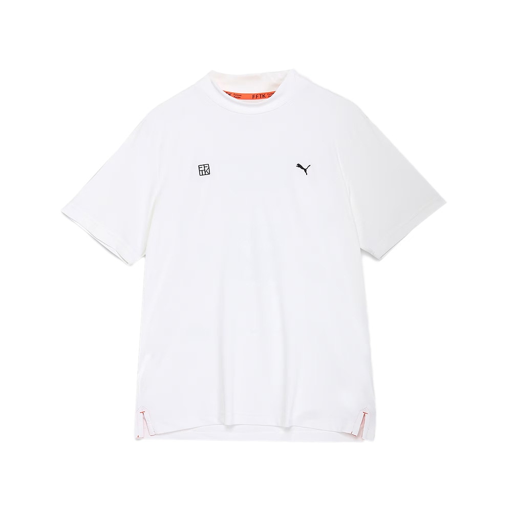 プーマ（PUMA）（メンズ）ゴルフ PUMA x FFTK ビッグ レーベル モックネック 半袖 ポロシャツ 633662-03