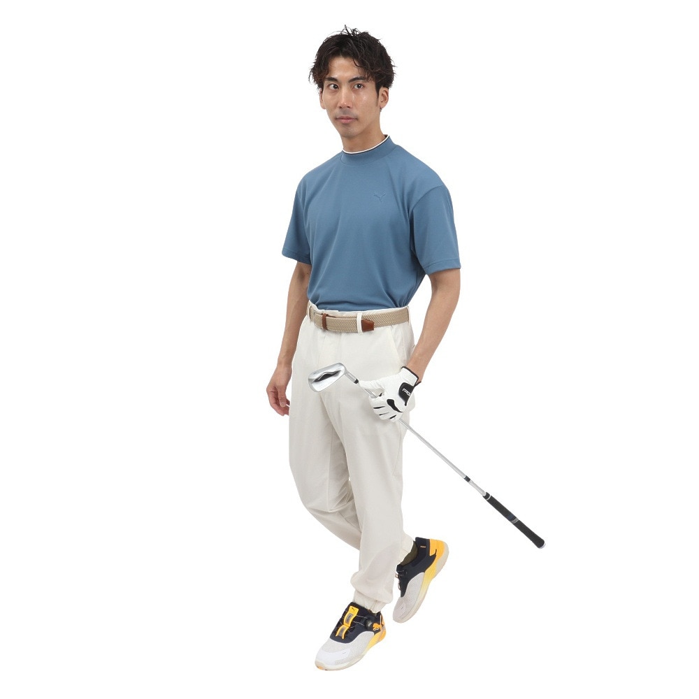 プーマ（PUMA）（メンズ）ゴルフウェア 吸汗速乾 半袖 モックネックシャツ 635493-02