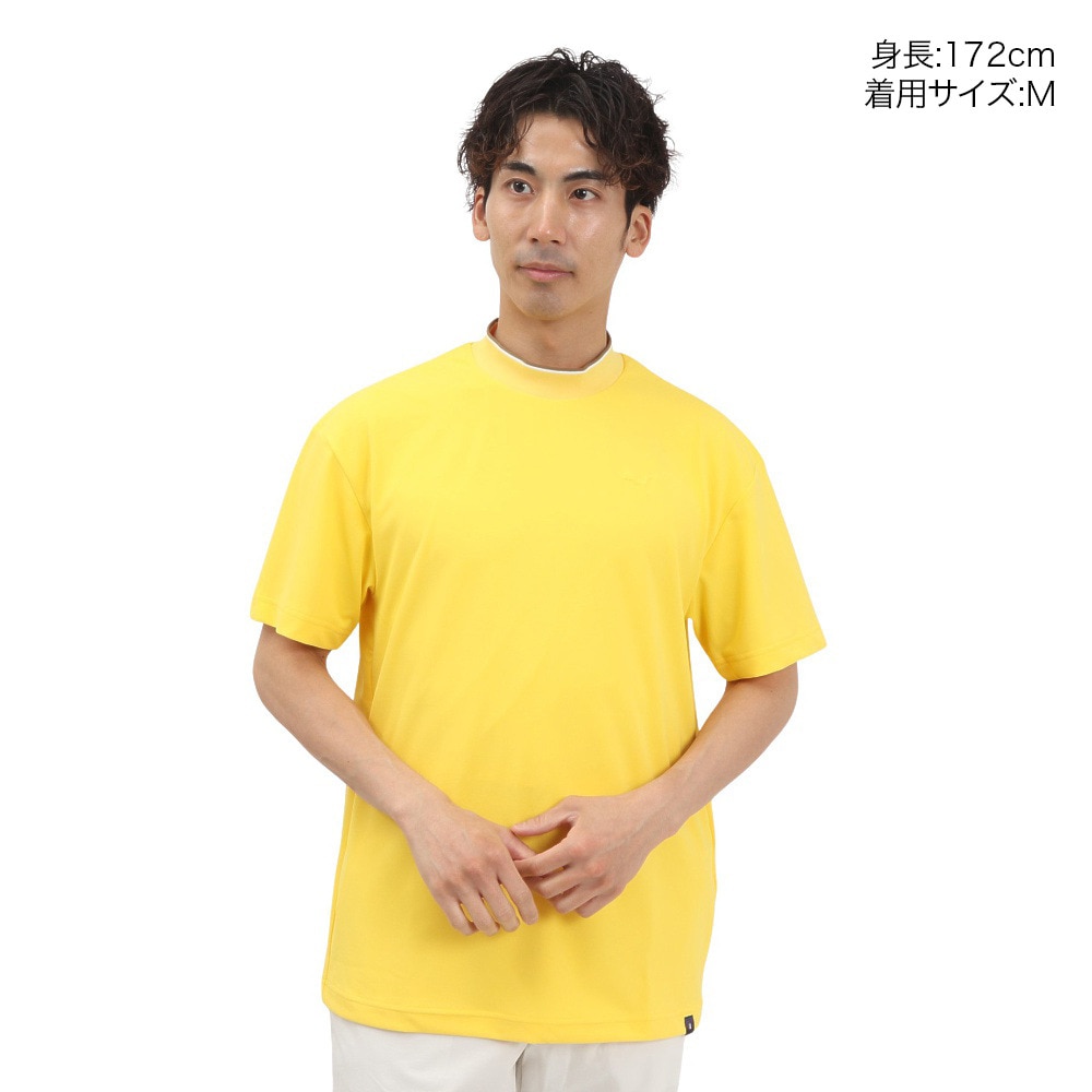 プーマ（PUMA）（メンズ）ゴルフウェア 吸汗速乾 半袖 モックネックシャツ 635493-03