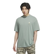 (メンズ)ゴルフウェア 吸汗速乾 HEAT .RDY バックグラフィックモックネック半袖シャツ KTI83-JG3914DGRN