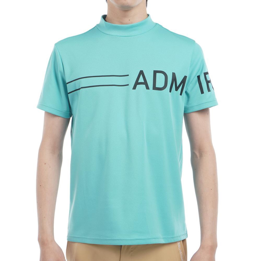 アドミラル ゴルフ（Admiral GOLF）（メンズ）ゴルフ CARAT ビッグロゴモックシャツ ADMA518-MGRN