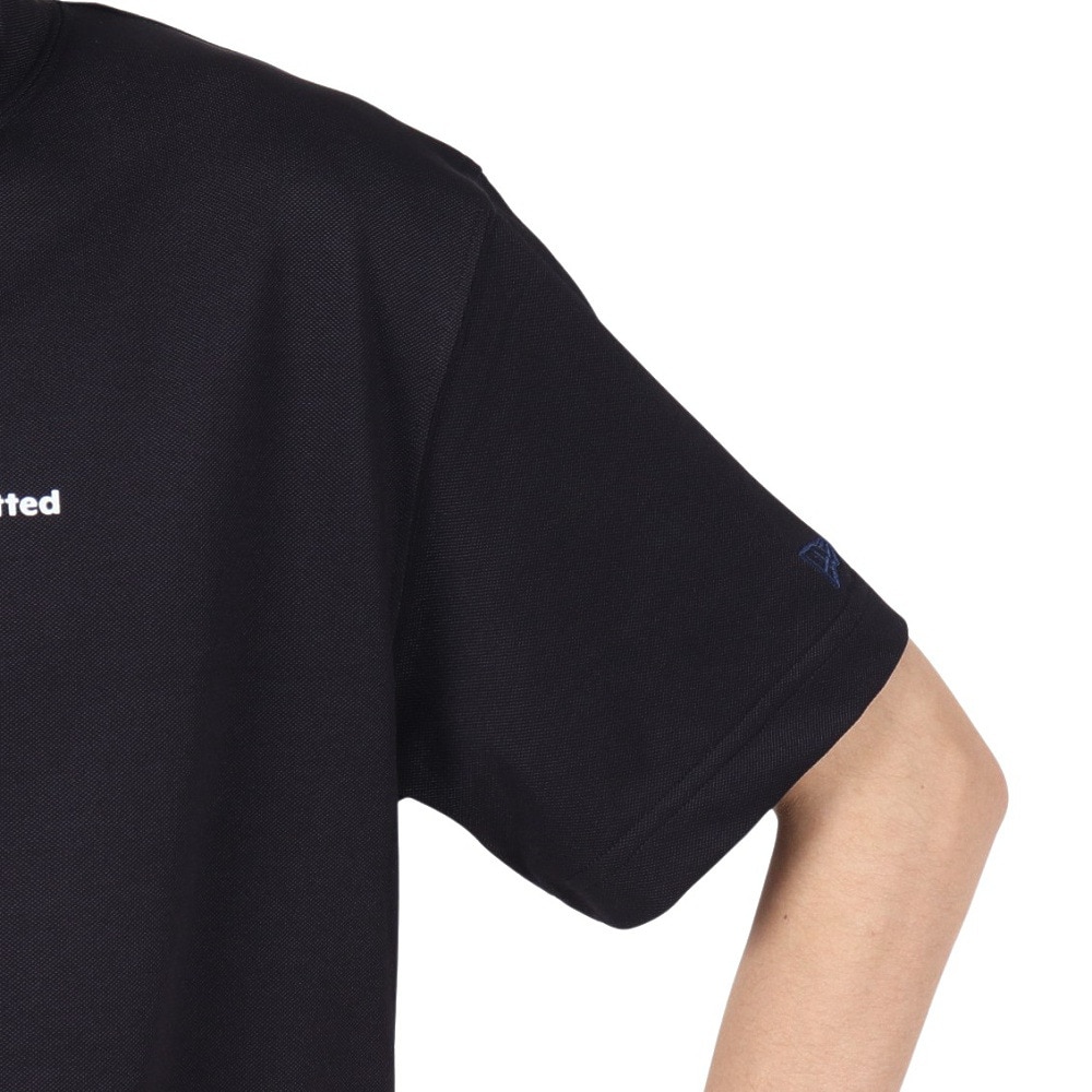 ニューエラ（NEW ERA）（メンズ、レディース）ゴルフウェア 吸汗速乾 抗菌 半袖 ミッドネック 鹿の子 Tシャツ Circle OOTTF 14391498