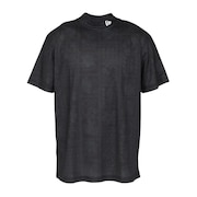(メンズ、レディース)ゴルフウェア 吸汗速乾 半袖 鹿の子 ミッドネック Tシャツ Bandana All Over BLK 14391503