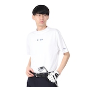 (メンズ)ゴルフウェア 吸汗速乾 抗菌 半袖 鹿の子 ミッドネック Tシャツ ロサンゼルス・ドジャース 14391508 14391509
