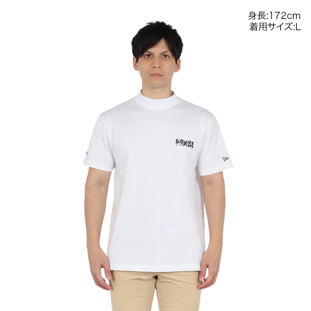 ニューエラ（NEW ERA）（メンズ、レディース）ゴルフウェア 吸汗速乾 抗菌 半袖 鹿の子 ミッドネック Tシャツ ドラえもん 14520737