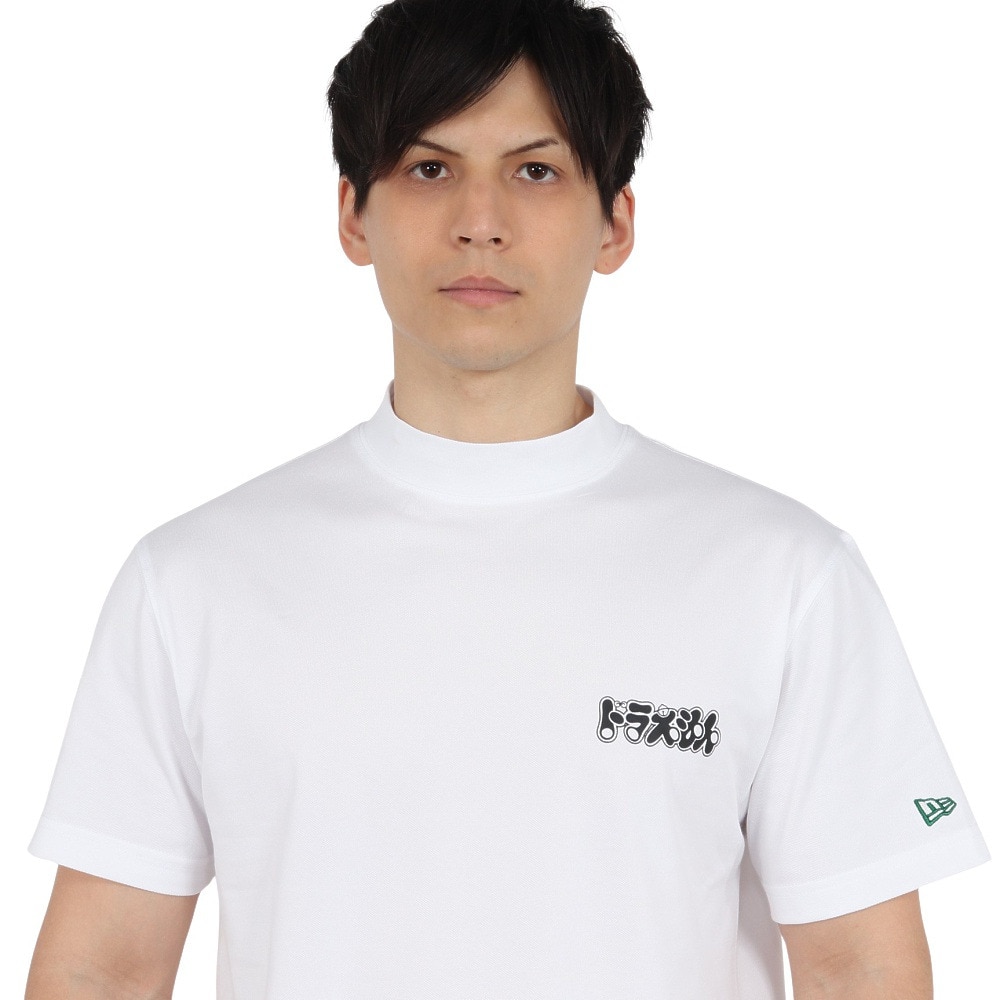 ニューエラ（NEW ERA）（メンズ、レディース）ゴルフウェア 吸汗速乾 抗菌 半袖 鹿の子 ミッドネック Tシャツ ドラえもん 14520737