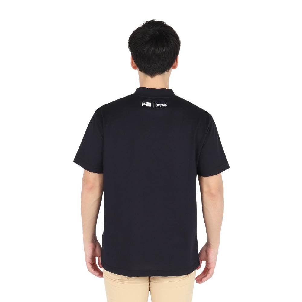 ニューエラ（NEW ERA）（メンズ、レディース）ゴルフウェア 吸汗速乾 抗菌 半袖 鹿の子 ミッドネック Tシャツ ドラえもん 14520738