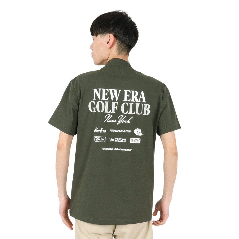 ニューエラ（NEW ERA）（メンズ、レディース）ゴルフウェア 吸汗速乾 水陸両用 半袖 ユーティリティー ミッドネック Tシャツ 14666316