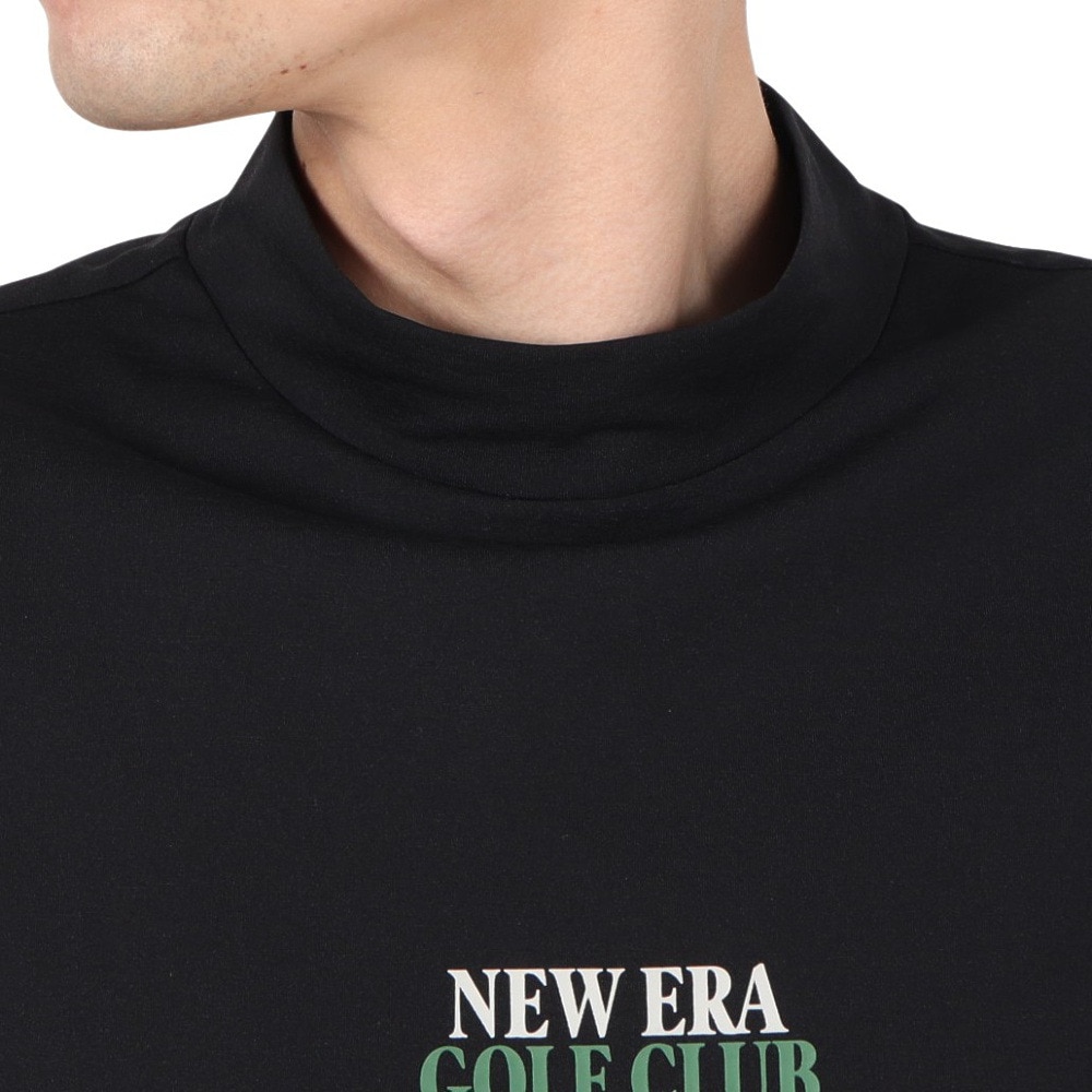 ニューエラ（NEW ERA）（メンズ、レディース）ゴルフウェア 吸汗速乾 水陸両用 半袖 ユーティリティー ミッドネック Tシャツ GOLF CLUB 14666319