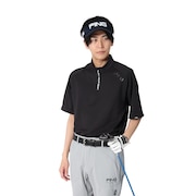 (メンズ)ゴルフ ダブルメッシュ 半袖ハイネックシャツ 621-5167213
