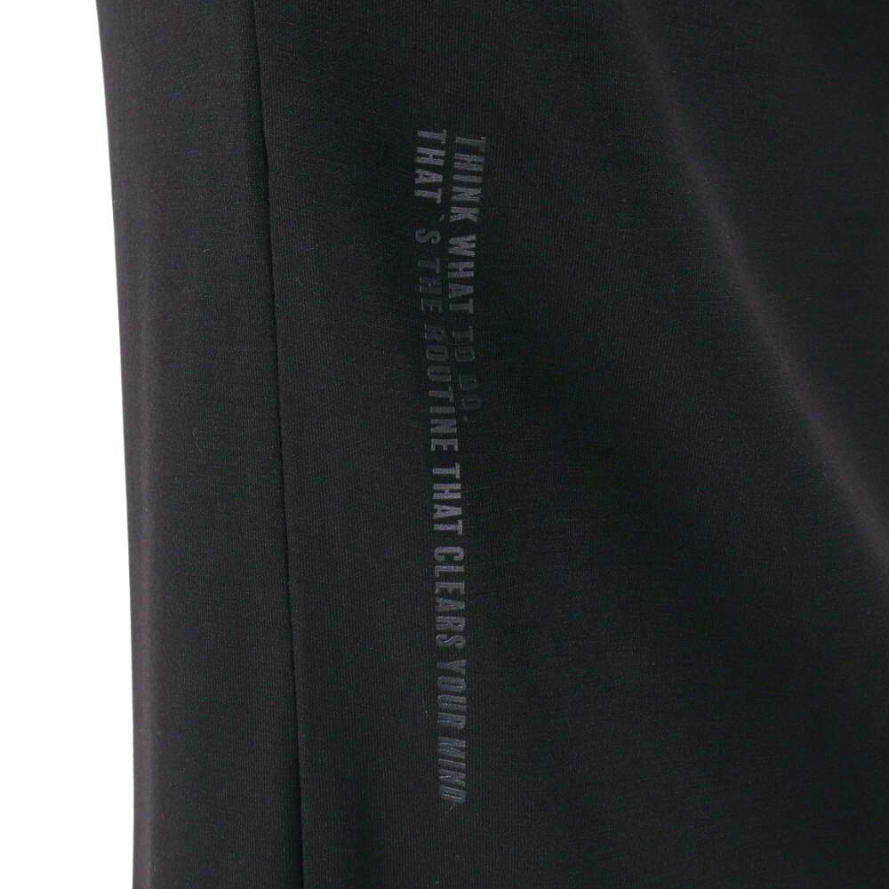 シルバースコット845（SILVERSCOTT845）（メンズ）ゴルフウェア 吸湿発熱 半袖 モックネック シャツ SS24FWT012 BLK
