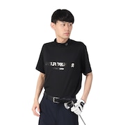 (メンズ)モックネック ゴルフ カチオンポリエステル ベア天竺 半袖ハイネックシャツ 042-5167351-010