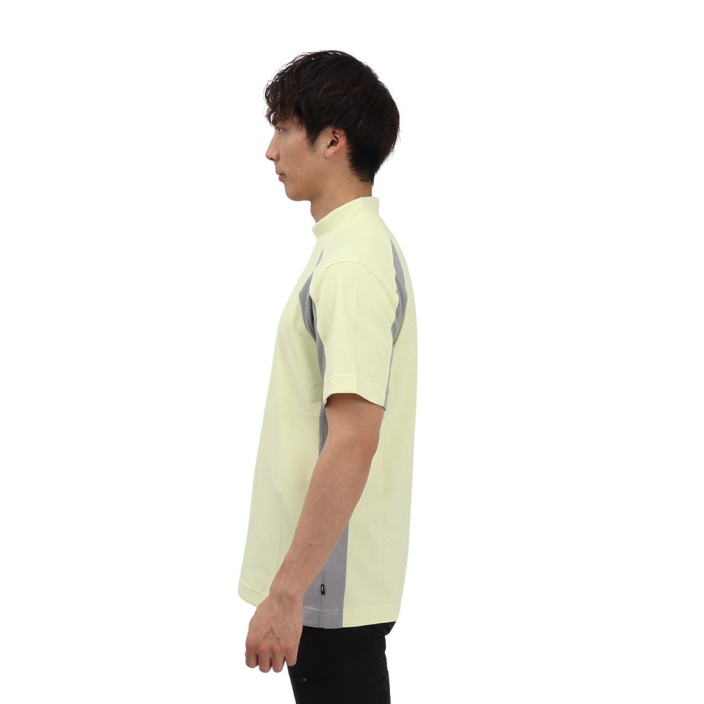 ニューバランス（new balance）（メンズ）ゴルフウェア UVカット 防透け 半袖 モックネック プルオーバー 012-5166001-060