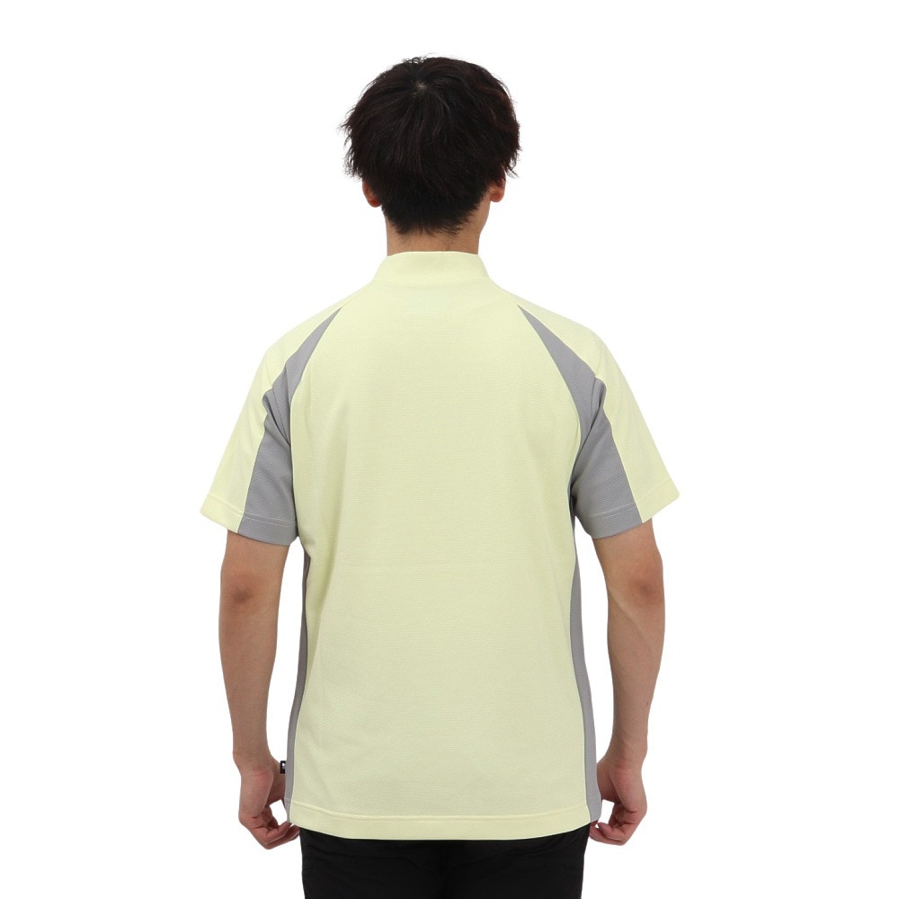 ニューバランス（new balance）（メンズ）ゴルフウェア UVカット 防透け 半袖 モックネック プルオーバー 012-5166001-060