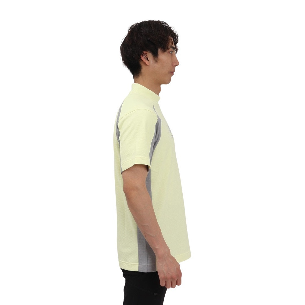 ニューバランス（new balance）（メンズ）ゴルフウェア UVカット 防透け 半袖 モックネック プルオーバー 012-5166001-060