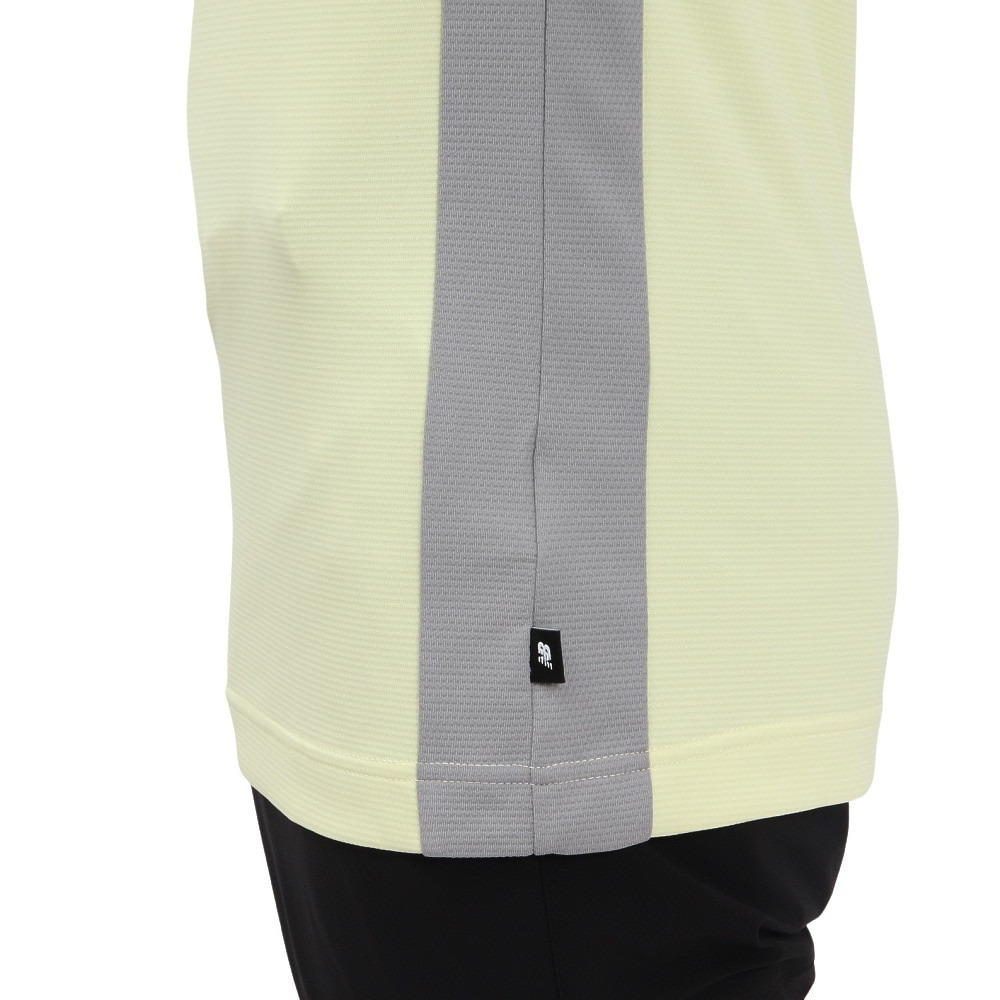 ニューバランス（new balance）（メンズ）ゴルフウェア UVカット 防透け 半袖 モックネック プルオーバー 012-5166001-060