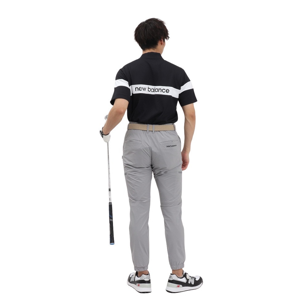 ニューバランス（new balance）（メンズ）ゴルフウェア 吸水速乾 半袖 モックネック プルオーバー 012-5166002-010