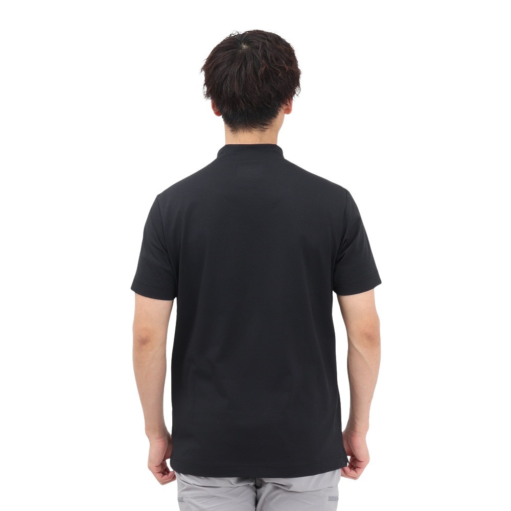 ニューバランス（new balance）（メンズ）ゴルフウェア 接触冷感 半袖 モックネック プルオーバー 012-5166005-010