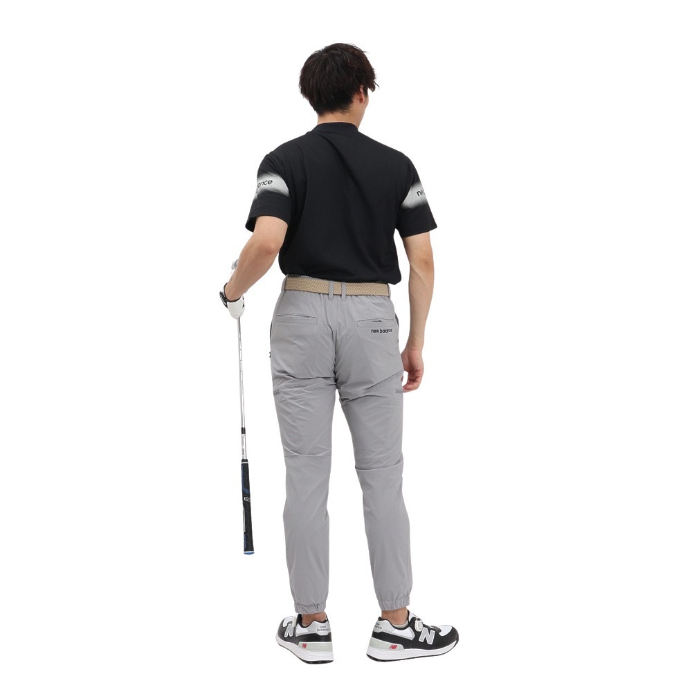 ニューバランス（new balance）（メンズ）ゴルフウェア UV 防透け 半袖 モックネック プルオーバー 012-5166012-010