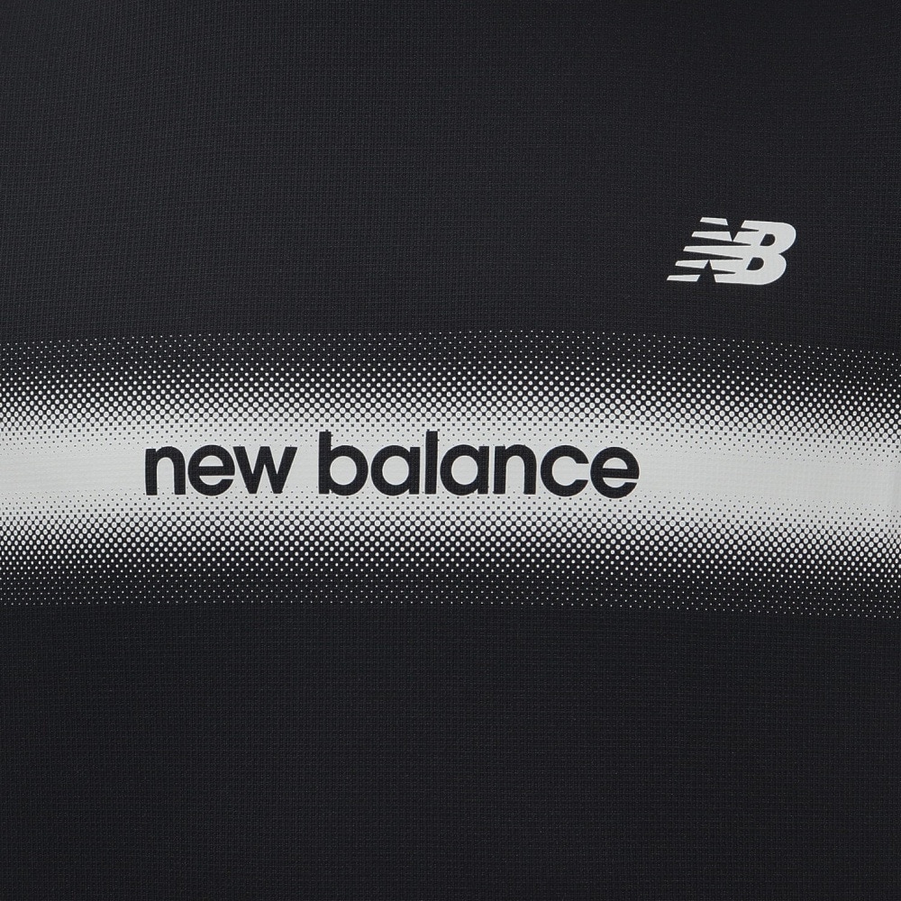 ニューバランス（new balance）（メンズ）ゴルフウェア UV 防透け 半袖 モックネック プルオーバー 012-5166012-010