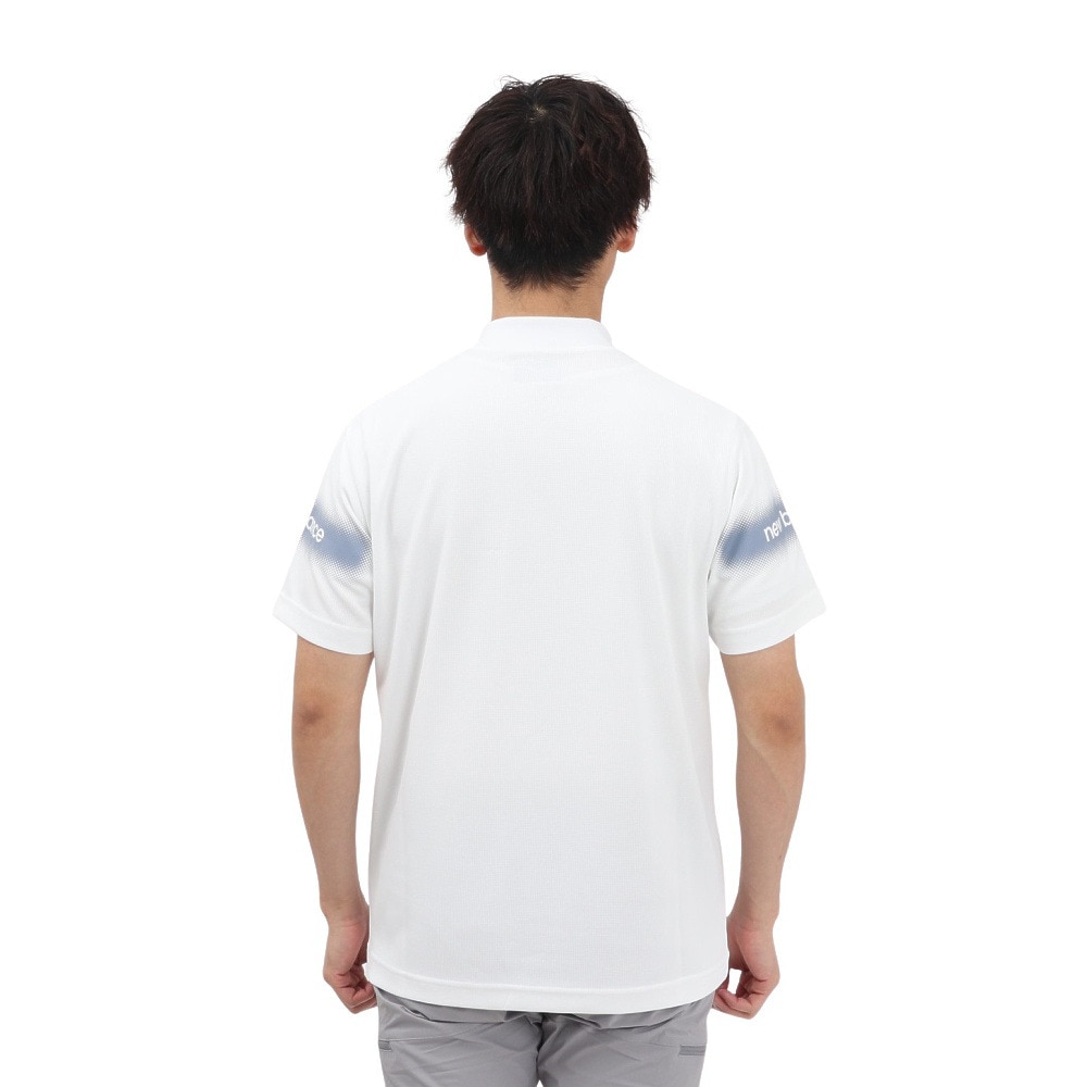 ニューバランス（new balance）（メンズ）ゴルフウェア UV 防透け 半袖 モックネック プルオーバー 012-5166012-030