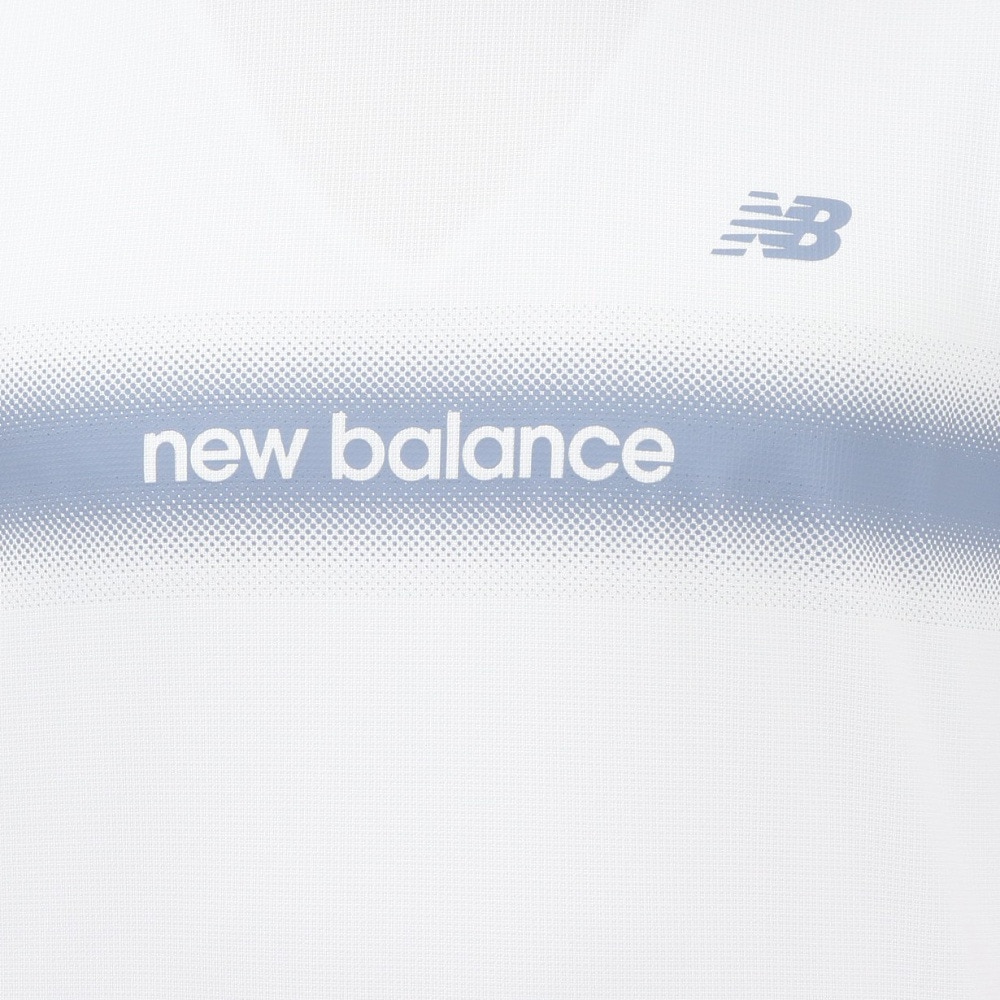 ニューバランス（new balance）（メンズ）ゴルフウェア UV 防透け 半袖 モックネック プルオーバー 012-5166012-030