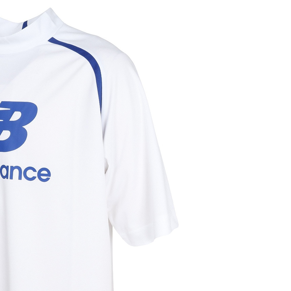 ニューバランス（new balance）（メンズ）ゴルフウェア 吸水速乾 プルオーバー 半袖ハイネックシャツ 012-5166013-030