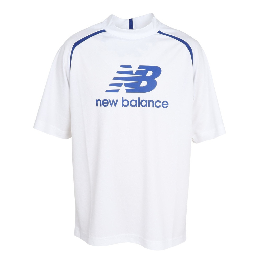 ニューバランス（new balance）（メンズ）ゴルフウェア 吸水速乾 プルオーバー 半袖ハイネックシャツ 012-5166013-030