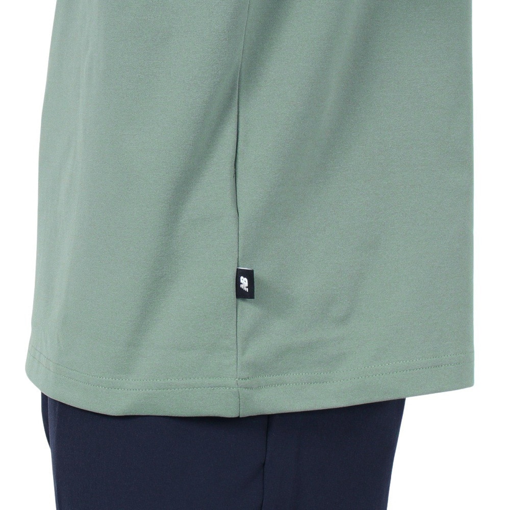 ニューバランス（new balance）（メンズ）ゴルフウェア 接触冷感 半袖 モックネック プルオーバー 012-5166016-181
